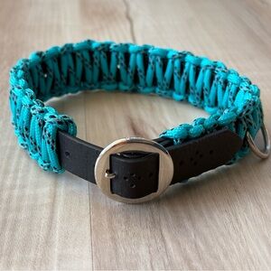 Handmade Paracord Dog Collar – Adjustable 16” – Small Dog Collar – Pet Accessory